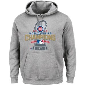 Chicago Cubs Majestic 2016 World Series Champions Locker Room Pullover Hoodie